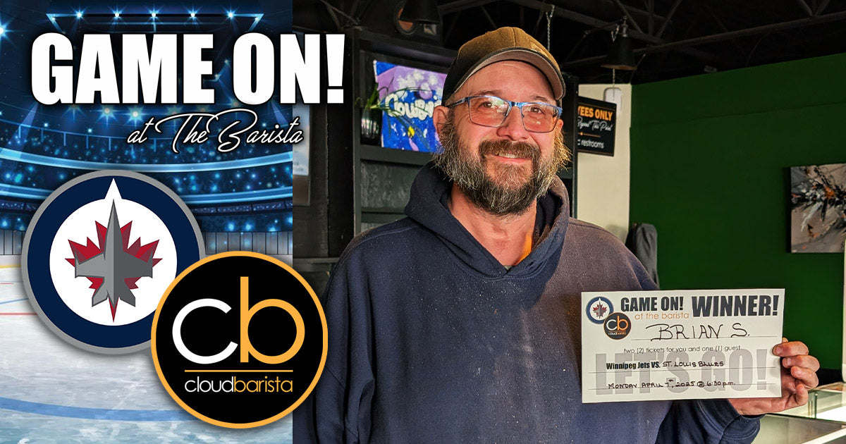 "Game On! at The Barista" Winner, Brian!