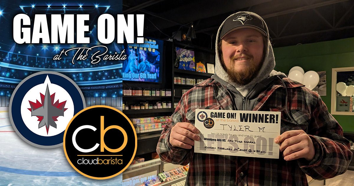 "Game On! at The Barista" Winner, Tyler! - Cloud Barista