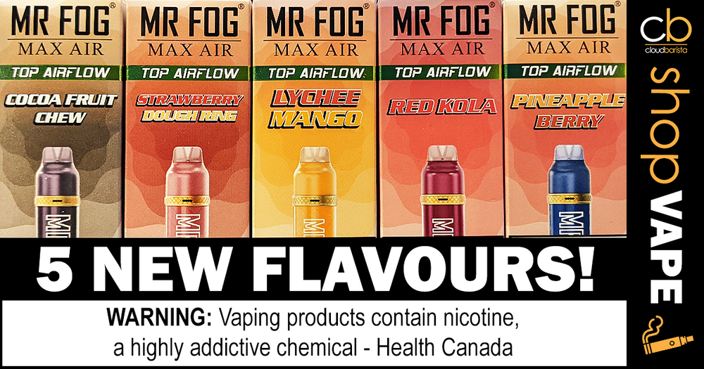 NEW MR. FOG FLAVOURS! Cloud Barista