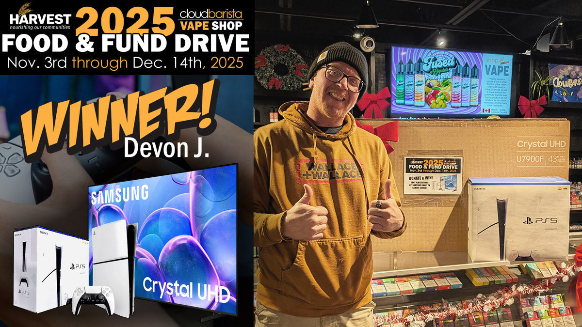 Food & Fund Drive Grand Prize Winner, Devon!