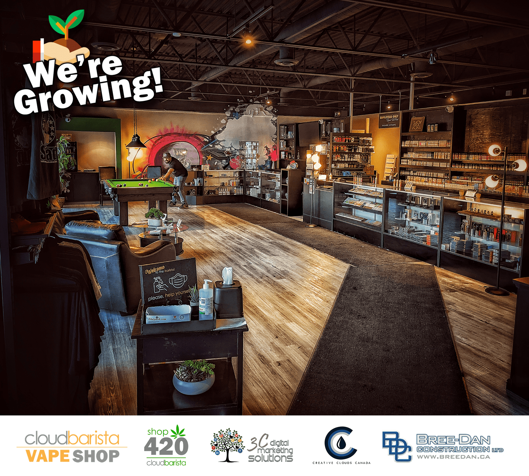 WE'VE GROWN! - Cloud Barista