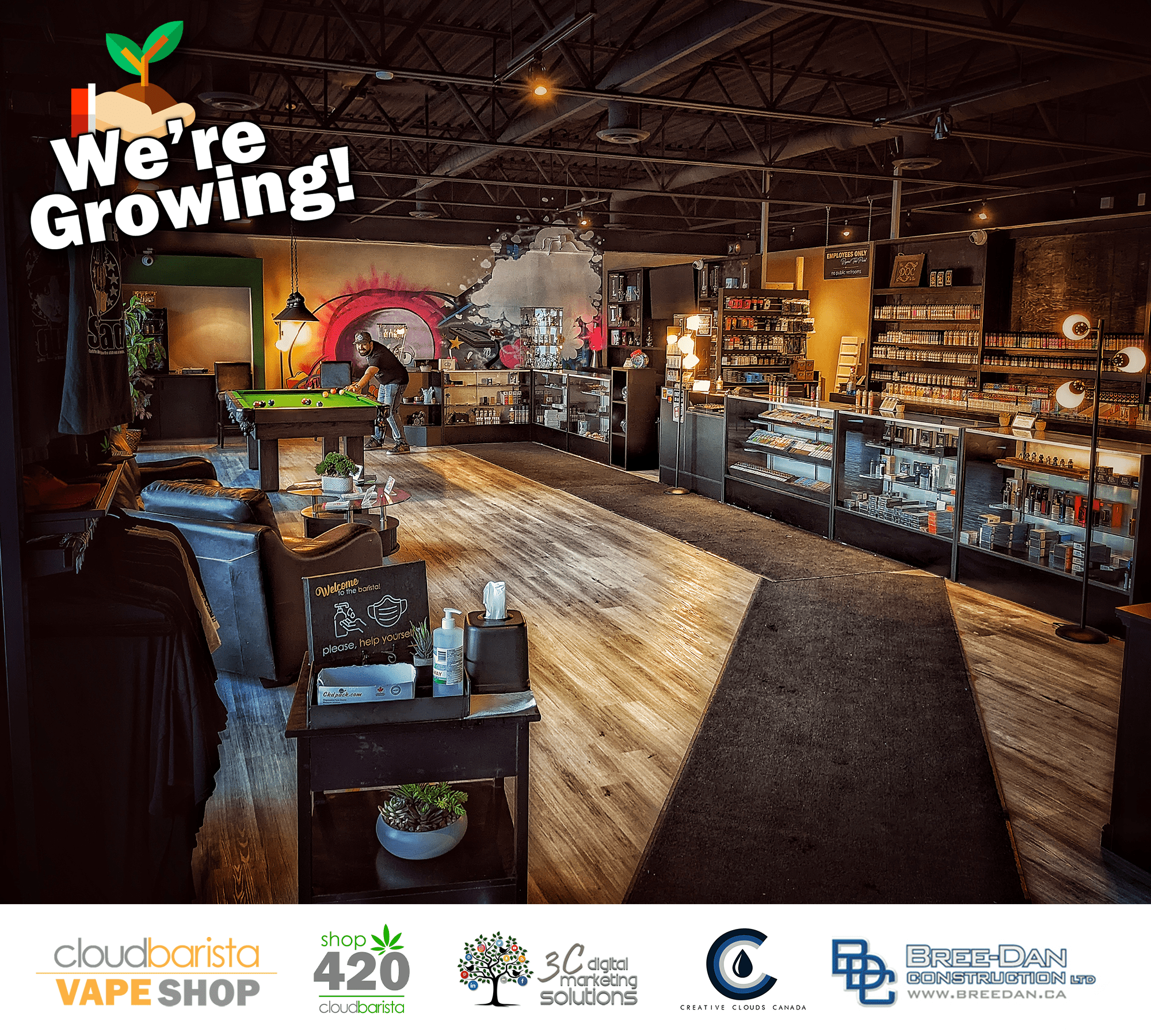 WE'VE GROWN! - Cloud Barista