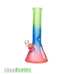 Iridescent Beaker Bong 12" - Cloud Barista