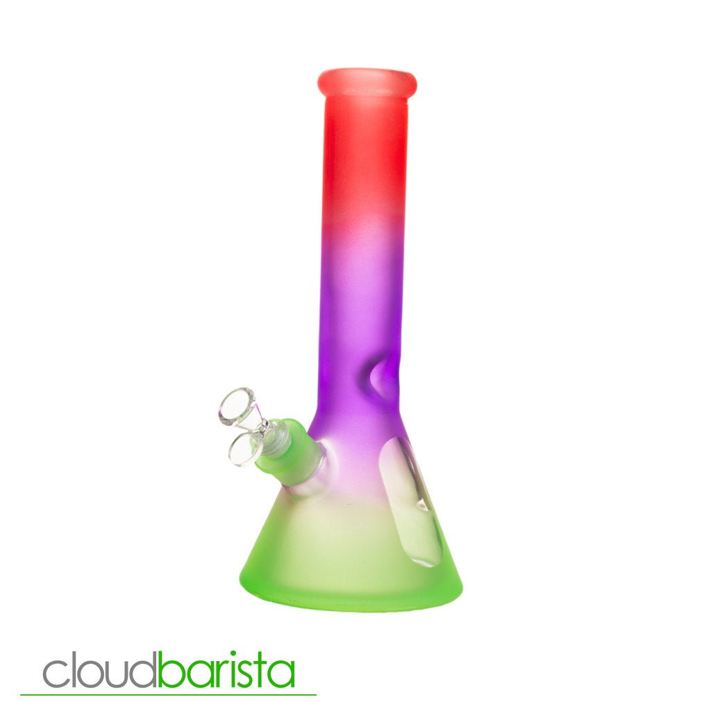Iridescent Beaker Bong 12" - Cloud Barista