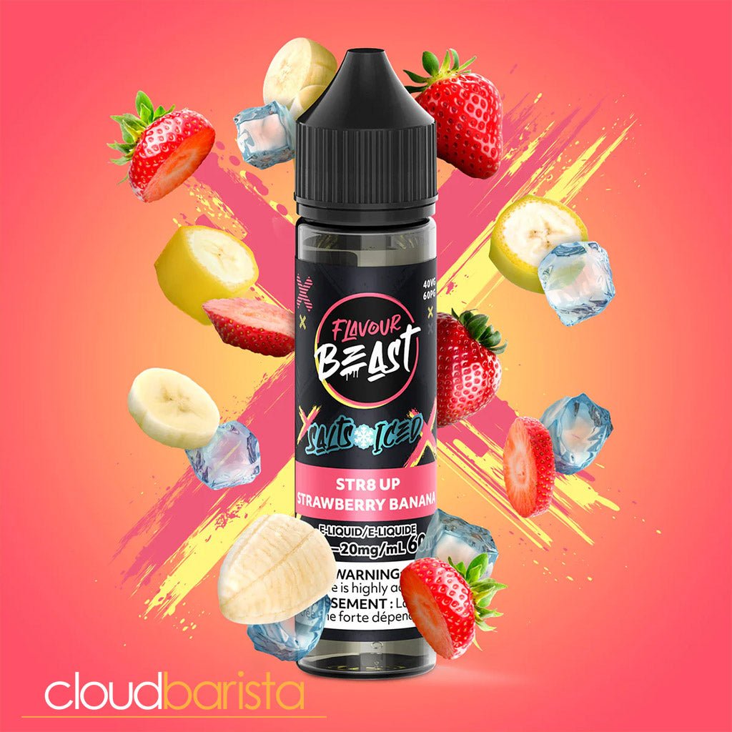 Str8 Up Strawberry Banana - Salts - Cloud Barista