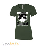 BoomerSquad Womans T-Shirt - Cloud Barista
