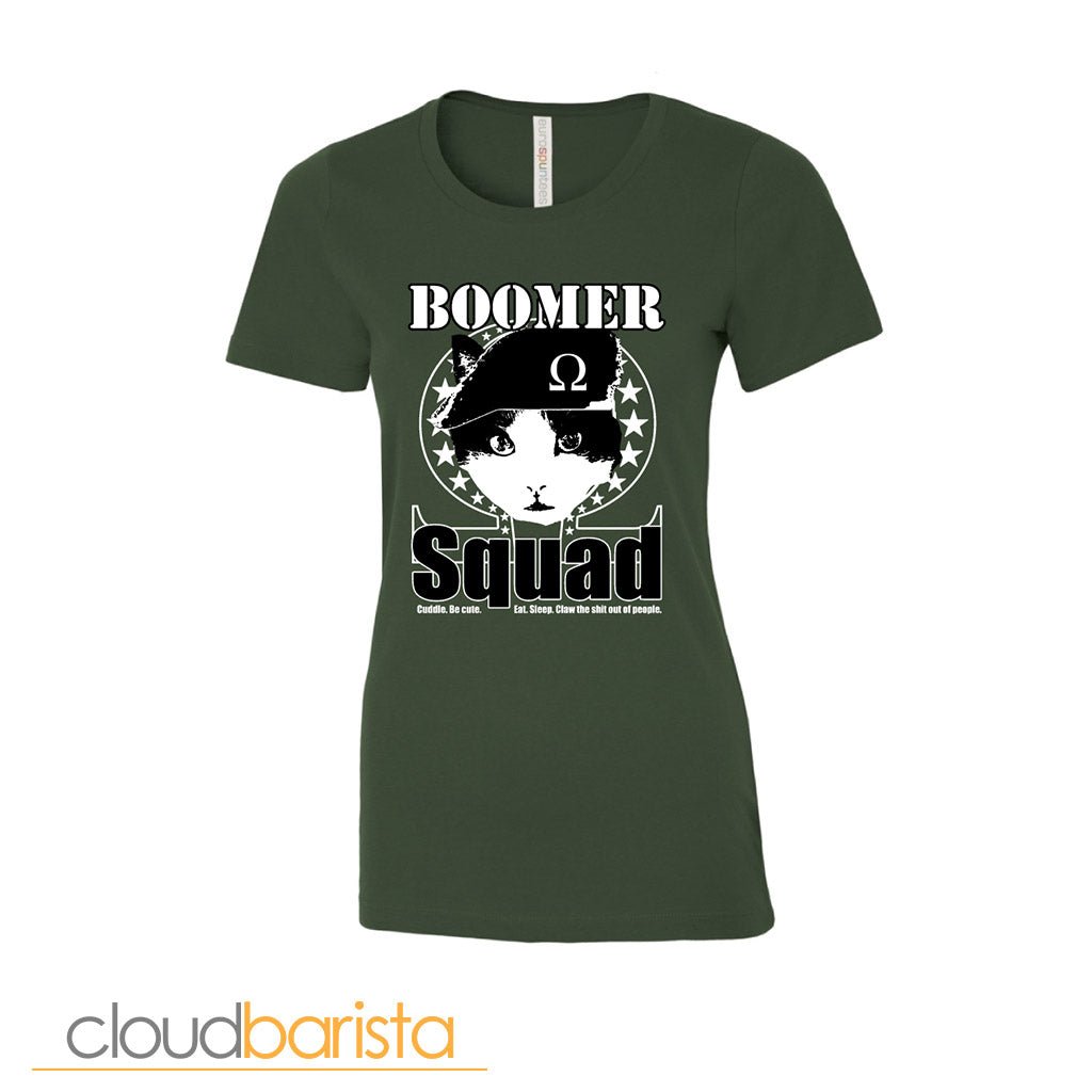 BoomerSquad Womans T-Shirt - Cloud Barista