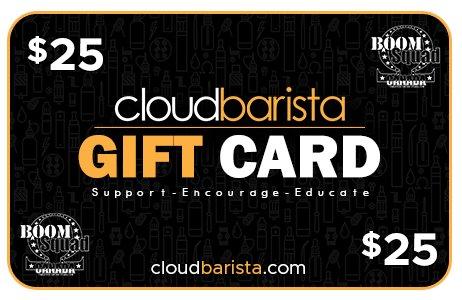 BoomSquad Gift Card Gift Card Cloud Barista $25 BoomSquad Gift Card 