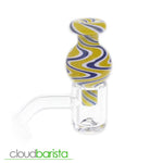 Carb Cap - Swirl - Cloud Barista