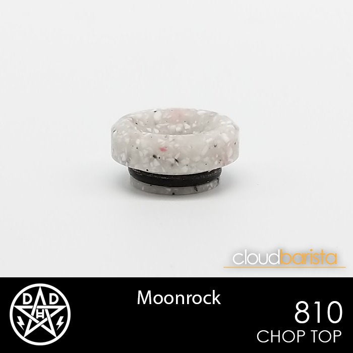 Chop Top - 810 Drip Tips Double Helix Designs Moon Rock 