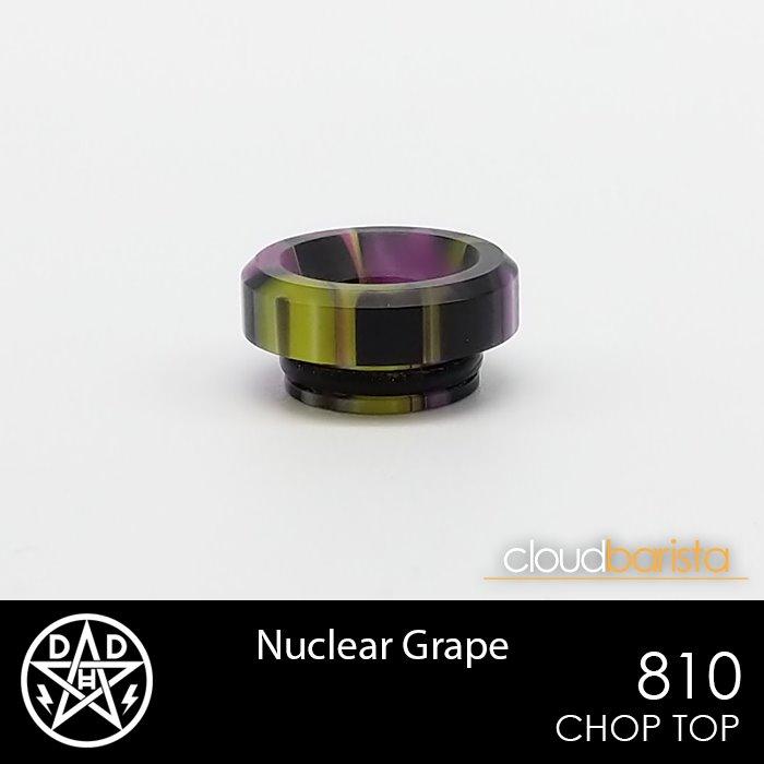 Chop Top - 810 Drip Tips Double Helix Designs Nuclear Grape 