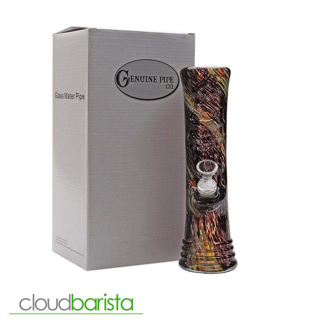 Softglass 10" Straight Bong - Cloud Barista