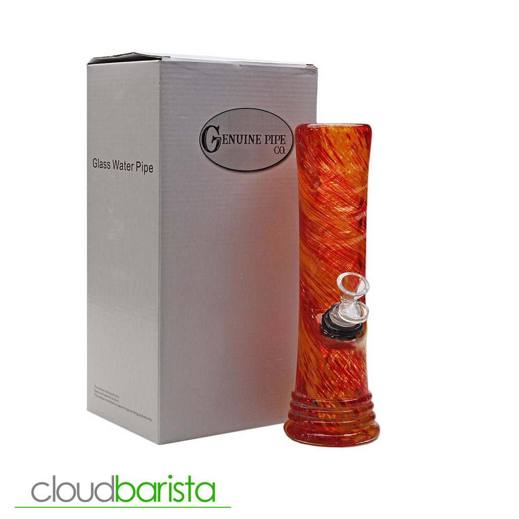 Softglass 10" Straight Bong - Cloud Barista