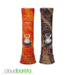 Softglass 10" Straight Bong - Cloud Barista